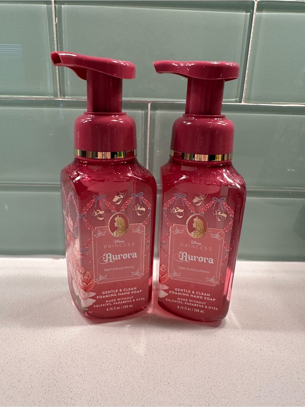 Bath & Body Works Disney Princess Aurora Foaming Hand Soap duo